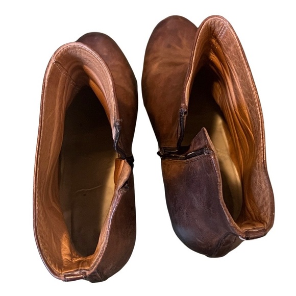 Vintage Maison Margiela Brown Leather Ankle Boots - Picture 5 of 7